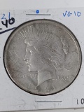 Peace Dollar 1921 F Scratches
