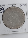 Peace Dollar 1934 XF
