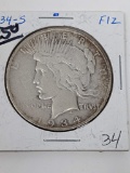 Peace Dollar 1934S VG