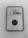 1912 Lincoln Cent NGC MS63 Brown
