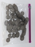 100 Buffalo Nickels, All with Dates, Most Full Dates
