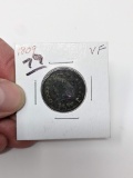 Half Cent 1809 Corroded VF