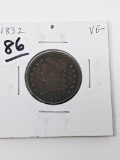 Half Cent 1832 VG