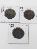 Large Cents 1802 AG, 12 G Center Damage, 12 F-VF Corroded