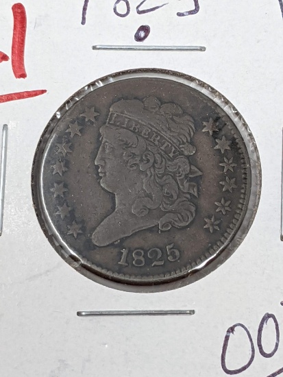 Half Cent 1825 VF