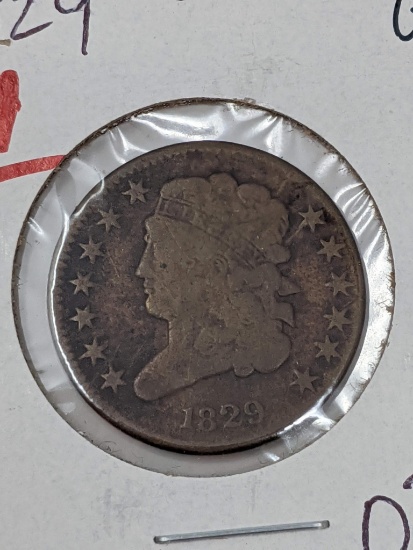 Half Cent 1829 G