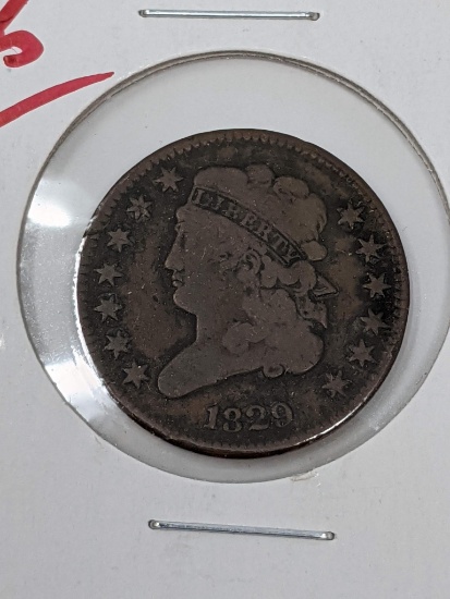 Half Cent 1829 VG