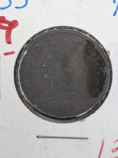 Half Cent 1835 F-VF