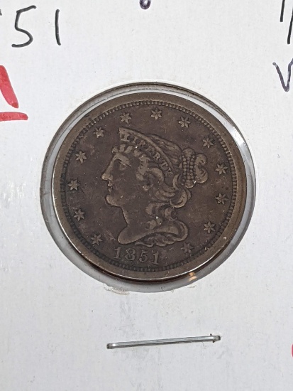 Half Cent 1851 VF