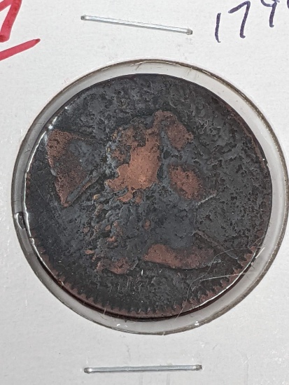 Large Cent 1794 AG Pitted