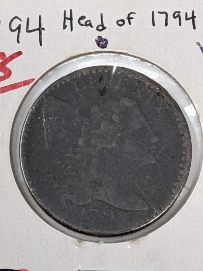 Large Cent 1794 VF Granular