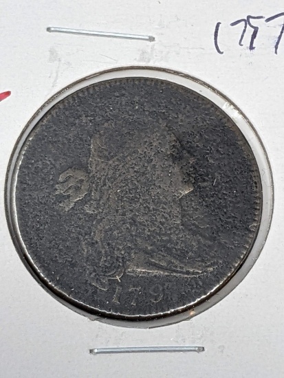 Large Cent 1797 F Granular