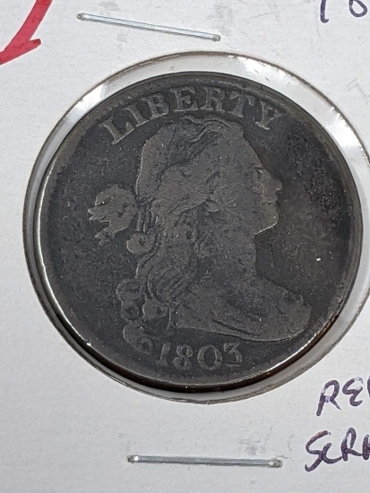 Large Cent 1803 Rev. Scratch F