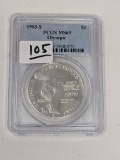 $1 Olympic 1983S PCGS MS 69