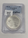 $1 USO 1991D PCGS MS 69