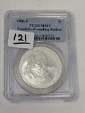 $1 Franklin- Founding Father PCGS MS 69