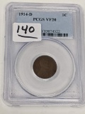 1914-D Lincoln Cent PCGS VF 20