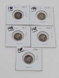 Mercury Dimes 1916P & S, 17P D & S AG-G