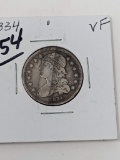 1834 Bust Quarter VF