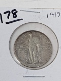 1919-S Standing Liberty Quarter VF-XF