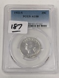 1932-S Washington Quarter PCGS AU 58