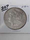 Morgan Dollar 1878-CC AU