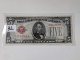 $5 1928C FR 1528 Crisp UNC