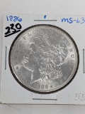 Morgan Dollar 1886 BU