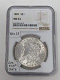 Morgan Dollar 1889 VAM 23? NGC 64