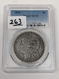Morgan Dollar 1894 PCGS VF 35