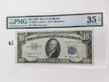 $10 1953 Star Silver Cert PMG VF 35