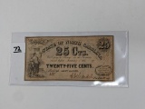 25-Cent 1863 Fractional North Carolina