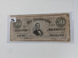 $50 1864 Confederate Richmond VA VF CS-66