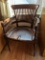 Spindle Back Arm Chair with Molded Seat