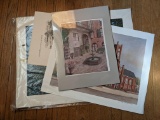 Unframed Prints Lot