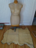 Dress Form and Sheepskin