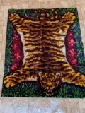 Vintage Lap Robe with Tiger Motif