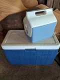 Coleman Chest Cooler and Igloo Little Playmate Cooler