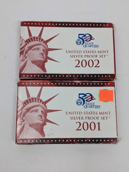 Proof Sets 2001, 02 Silver