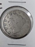 Liberty Nickel 1885? AG [as with all lots in this auction - NO RETURNS]