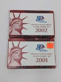Proof Sets 2001, 02 Silver