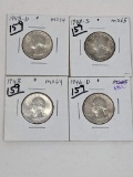 Washington Quarters 1946D UNC, 48, 48S, 48D BU