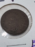 Indian Cent 1867 F