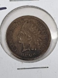 Indian Cent 1908S XF