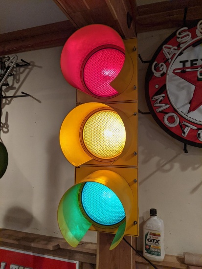 Display Traffic Light. Reproduction, Plastic Construction
