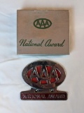 AAA National Award Metal Emblem in Original Box