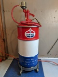 Restored Grease Barrel with Standard Decal, 25 Gallon
