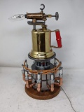 Steampunk Electric Lamp, Handcrafted, 19.5