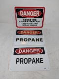 Metal and Plastic Work Place Signs