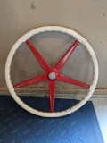 Repainted Steering Wheel from Farm Machinery